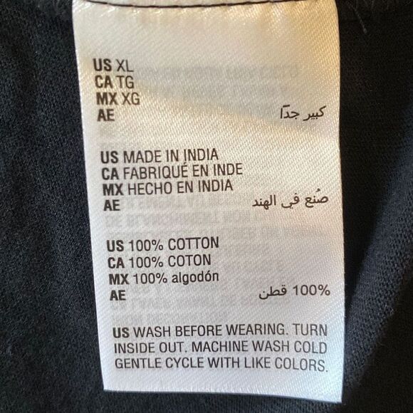 INC NWT Womens Celtic Knot T-Shirt Tee 100% Cotton Witchy Viking Gold Black XL - Picture 6 of 7